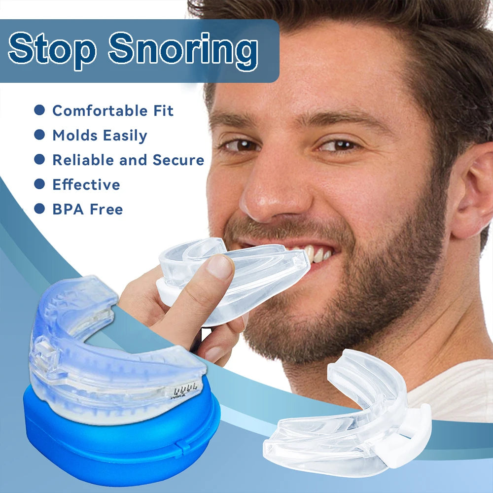 Anti-Snoring Bruxism Mouth Guard – Sleep Aid for Snore & Apnea Relief